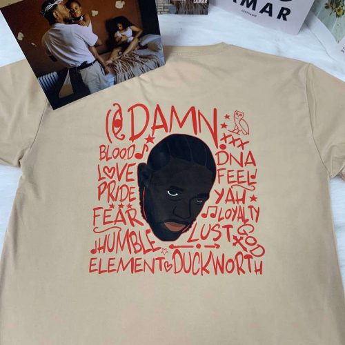 Get the Trendy Kendrick Lamar Damn Album Shirt – Limited Edition Merchandise for Fans