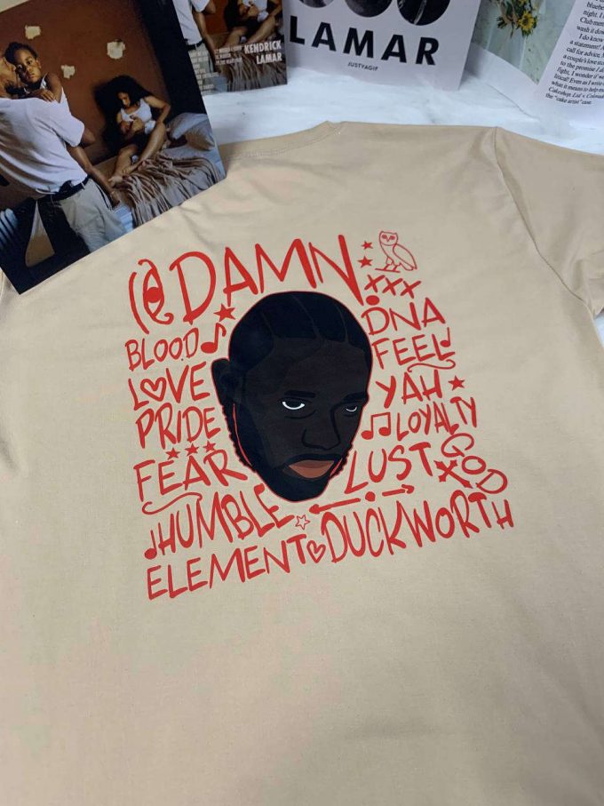 Get The Trendy Kendrick Lamar Damn Album Shirt - Limited Edition Merchandise For Fans 3