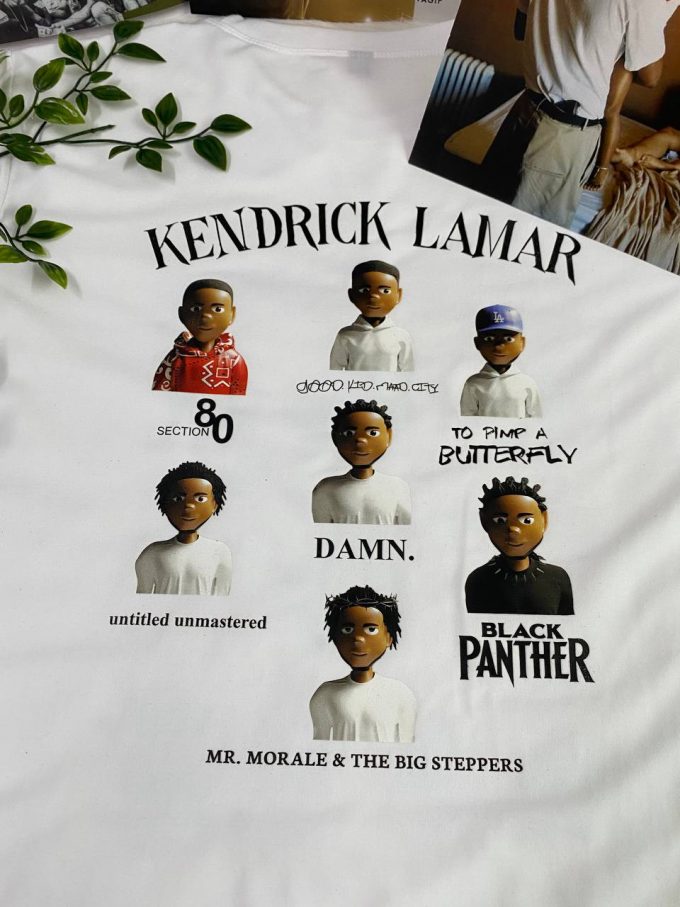 Kendrick Lamar Full Album Shirt: Perfect Gift For Fans Of The Iconic Artist! 3