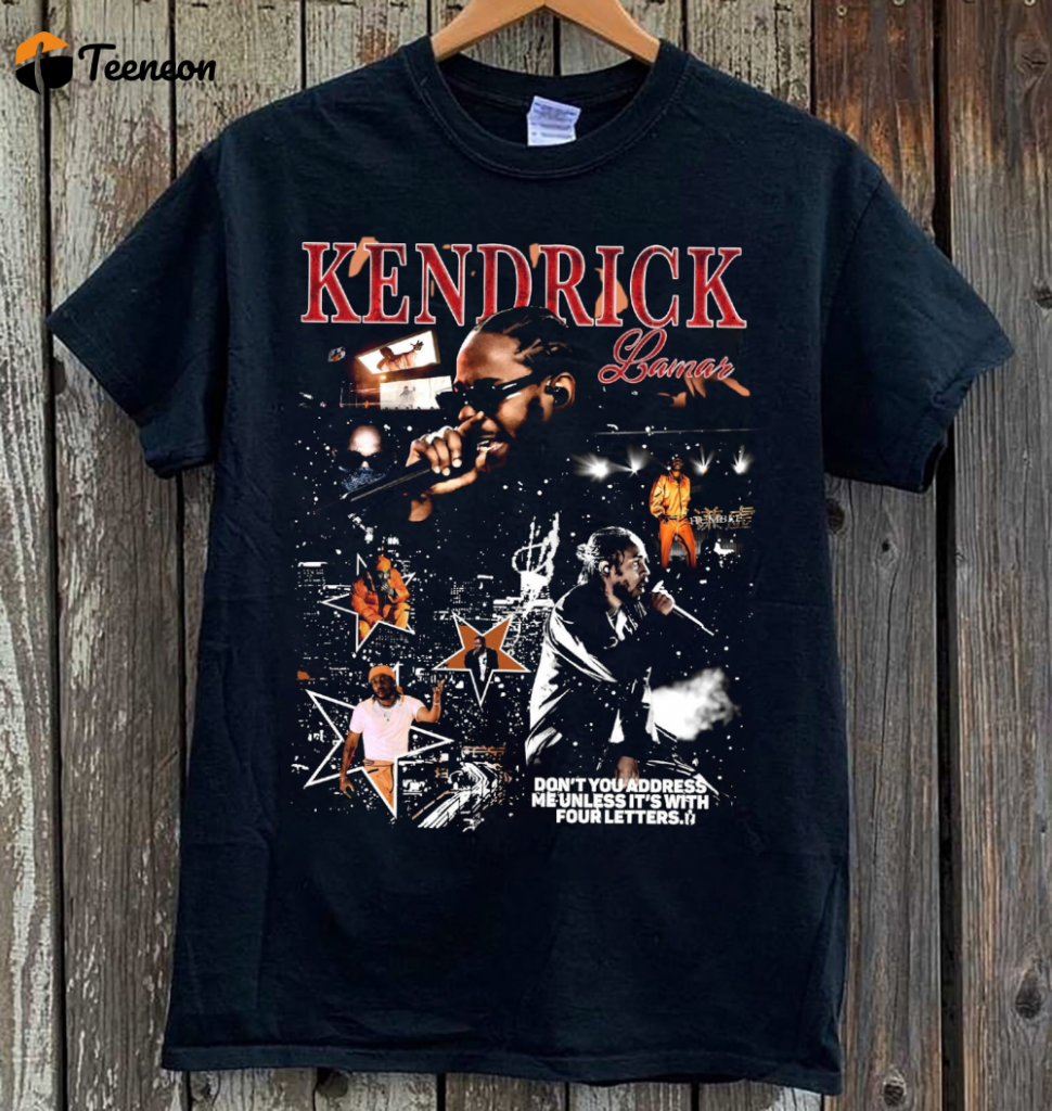 Get Your Kendrick Lamar Rap Hip Hop 90 Shirt Now - Limited Edition Merchandise! 3