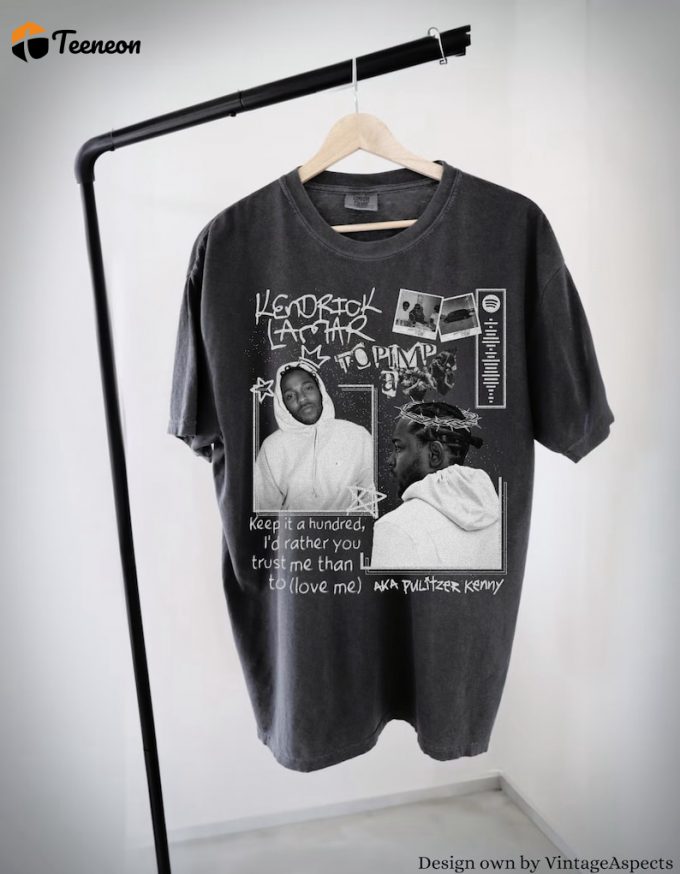 Vintage Kendrick Lamar Shirt: Retro Style With Iconic Rapper Design 1