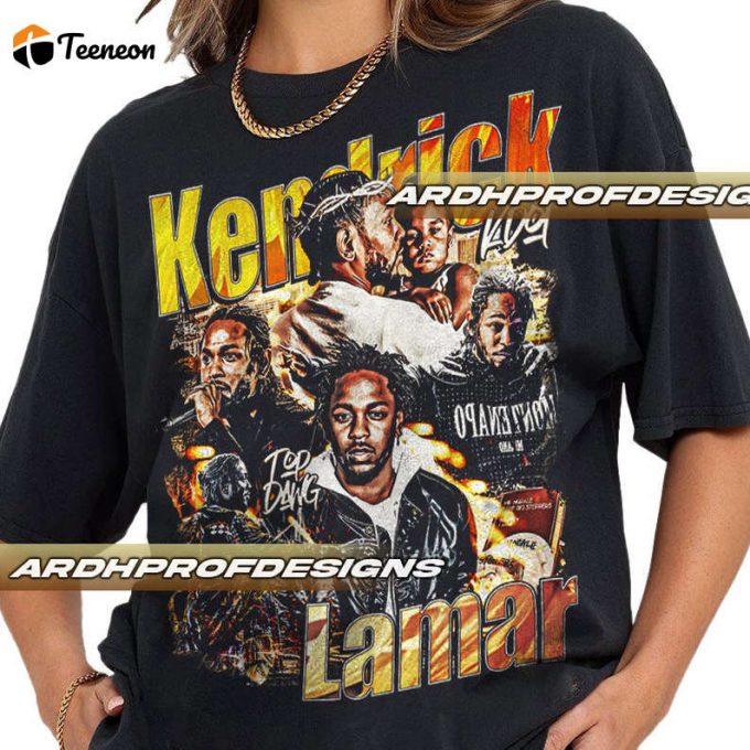 Vintage Kendrick Lamar T-Shirt: Unisex Gift For Women &Amp;Amp; Men 1