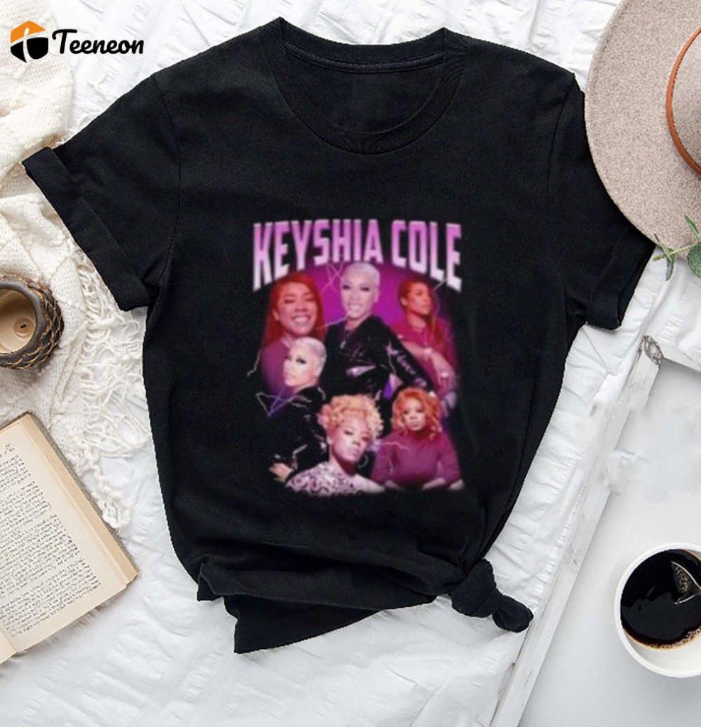 Keyshia Cole Tour Merch: Love Hard 2024 Fan Shirt 2