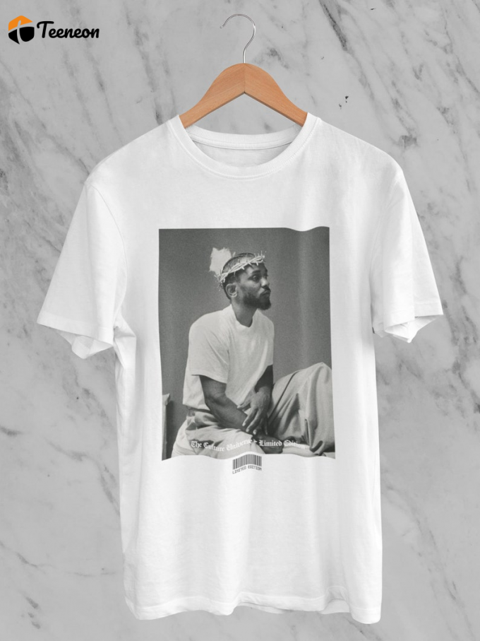 Style Like Royalty With King Kendrick Lamar Graphic Shirt - Trendy &Amp;Amp; Unique Hip-Hop Tee 1