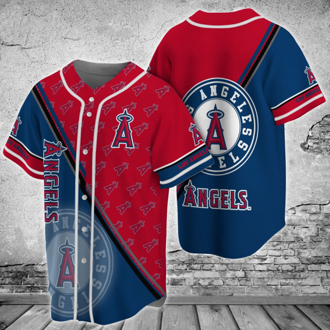 Los Angeles Angels Mlb Baseball Jersey Shirt For Fans 2