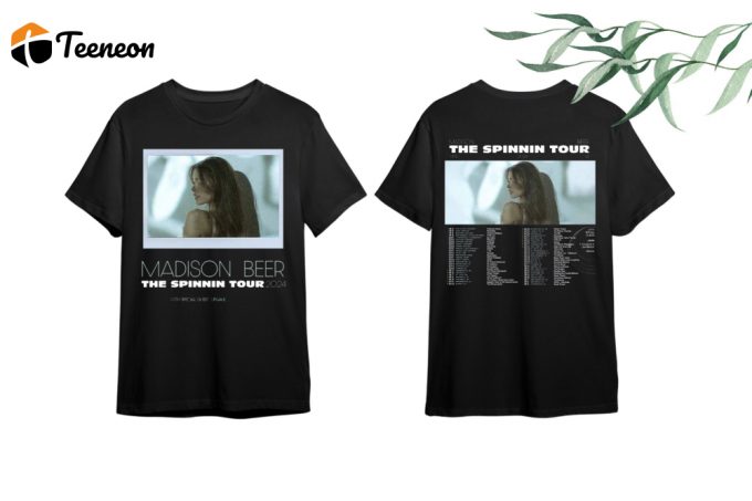 Get Ready For Madison Beer S Spinning Tour 2024 With Exclusive Fan Shirt! Join The Excitement And Shop The Madison Beer Concert Shirt Now 1