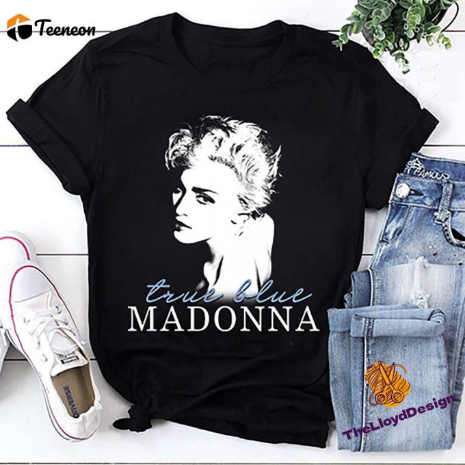 Madonna Retro Vintage T-Shirt: Unisex Shirt Sweatshirt Hoodie - Perfect Gift For Fans 1