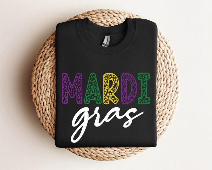 Vintage Mardi Gras Sweatshirt: Women S Carnival Shirt &Amp; Party Sweater - Perfect Fat Tuesday Gift! 2