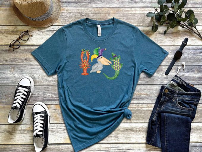 Mardi Gras T-Shirt: Festival Shirt Carnival &Amp; Beads Nola Shirt! Party &Amp; Celebration Attire Funny Mardi Gras Gift For Carnivals 2