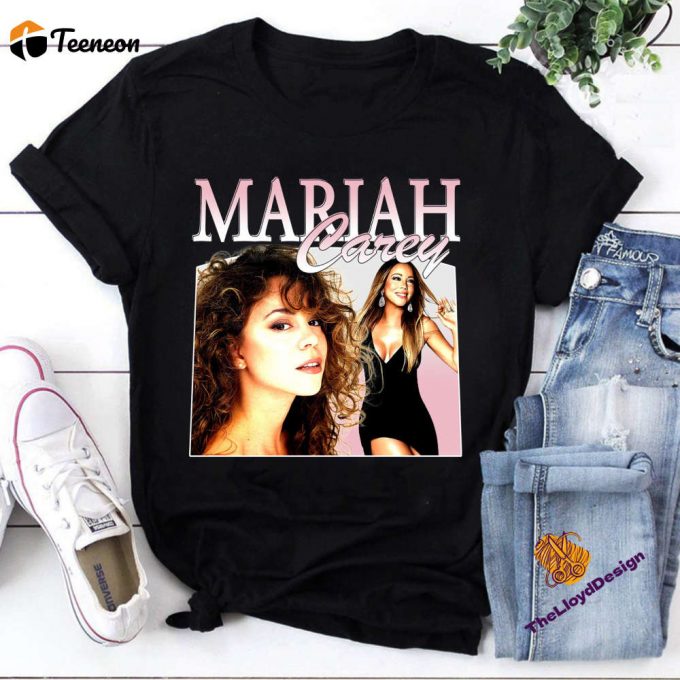 Retro Mariah Carey T-Shirt: Unisex Vintage Music Tee Perfect Gift For Fans 1