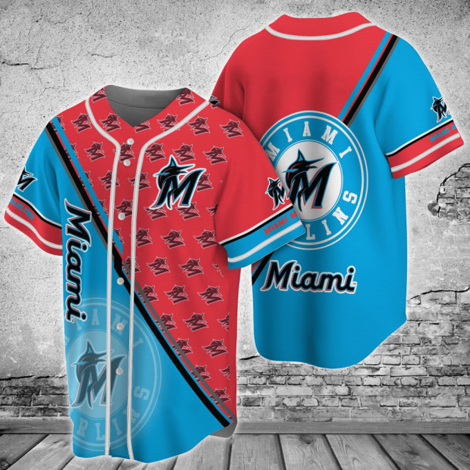 Miami Marlins Mlb Baseball Jersey Shirt For Fans 2