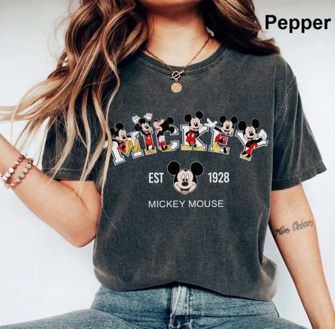 Magical Mickey And Friends Shirt - Disney Comfort Colors - Perfect For Disney Vacation &Amp; Magic Kingdom - Disney World Family Shirt 2