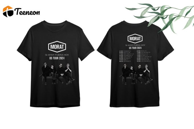 Morat Tour 2024 Shirt: Get Your Official Morat Band Fan &Amp;Amp; Concert Shirt Today! 1