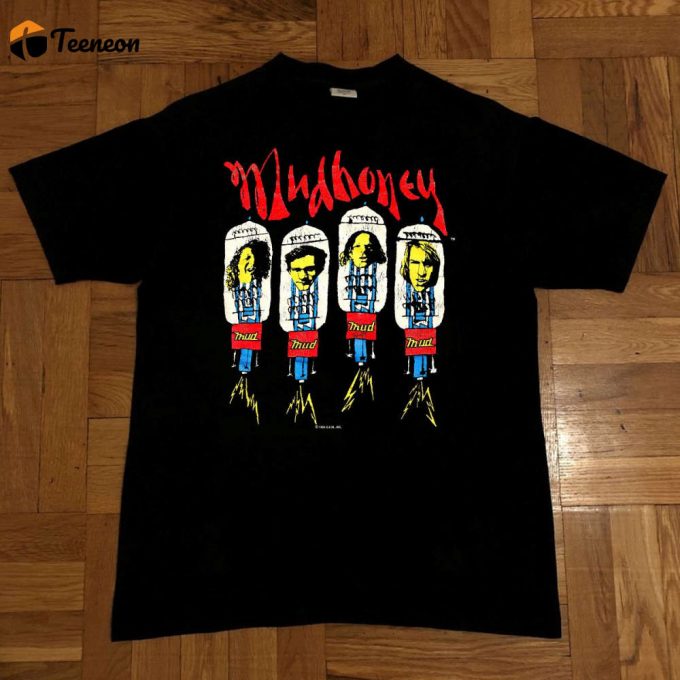 Mudhoney Piece Of Cake Tour 1992 T-Shirt: Authentic 90S Band Merch Vintage Rock Shirt 1