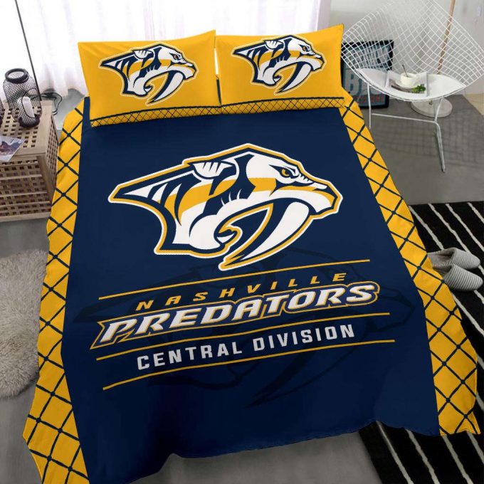 Nashville Predators Bedding Set Gift For Fans: Perfect Gift For Fans – Show Your Team Spirit! 1