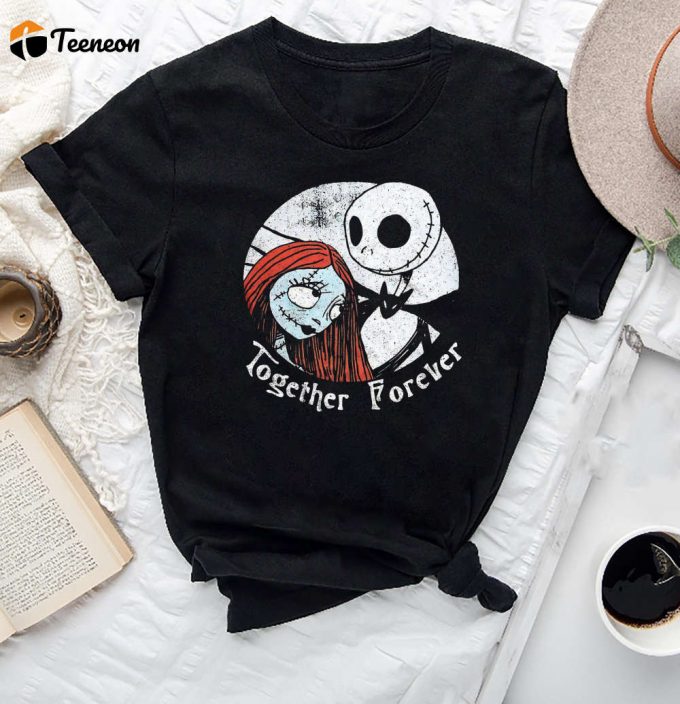 Nightmare Before Christmas Jack And Sally T-Shirt: Unique Father S Day Shirt 1