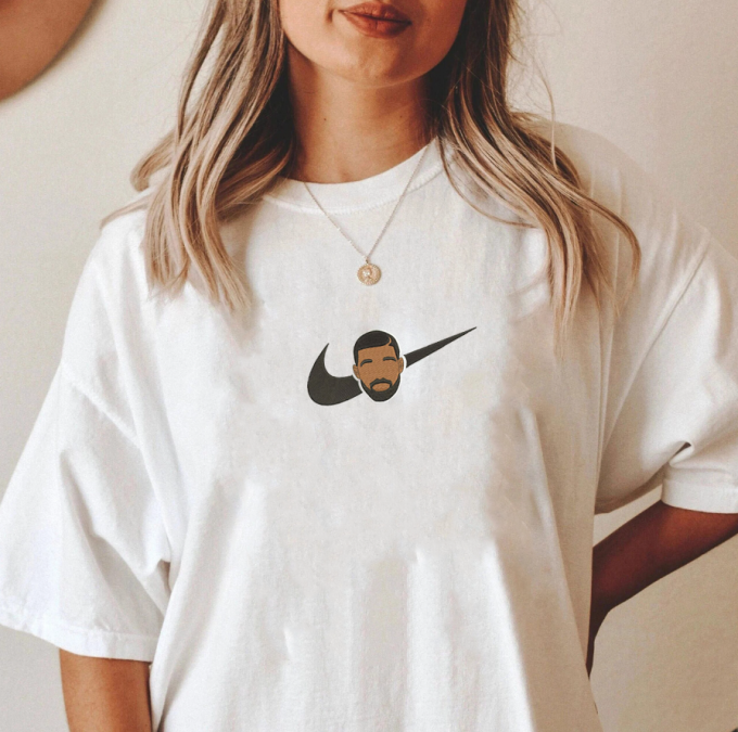 Shop The Stylish Nike Drake Embroidered Logo Shirt For A Trendy Look 2