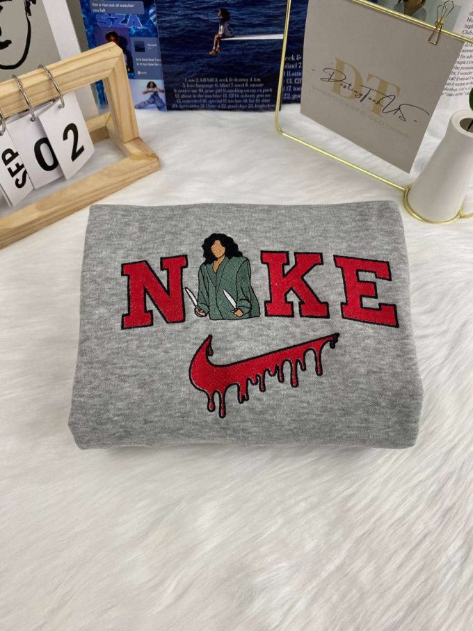 Shop The Trend: Nike Sza Inspired Embroidered Shirt - Unique Style And Comfort At Its Best! 3