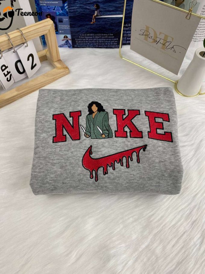 Shop The Trend: Nike Sza Inspired Embroidered Shirt - Unique Style And Comfort At Its Best! 1