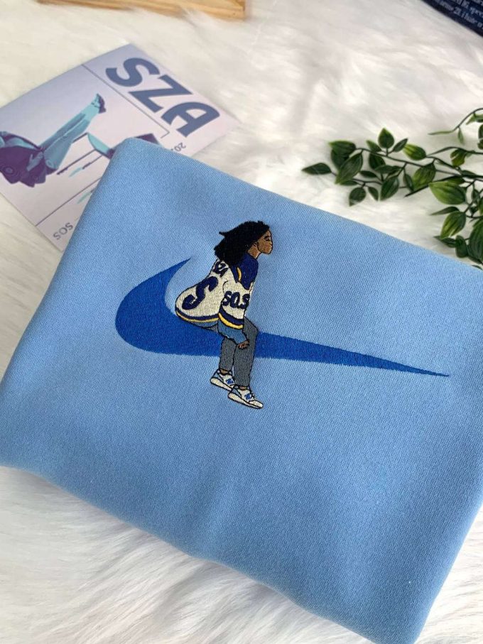 Exclusive Nike Sza Shirt With Embroidered New Balances – Stylish &Amp; Trendy Athletic Apparel