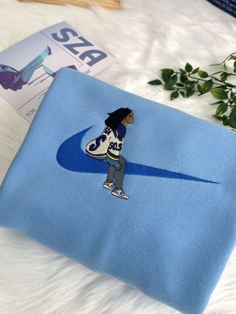 Exclusive Nike Sza Shirt With Embroidered New Balances – Stylish &Amp; Trendy Athletic Apparel