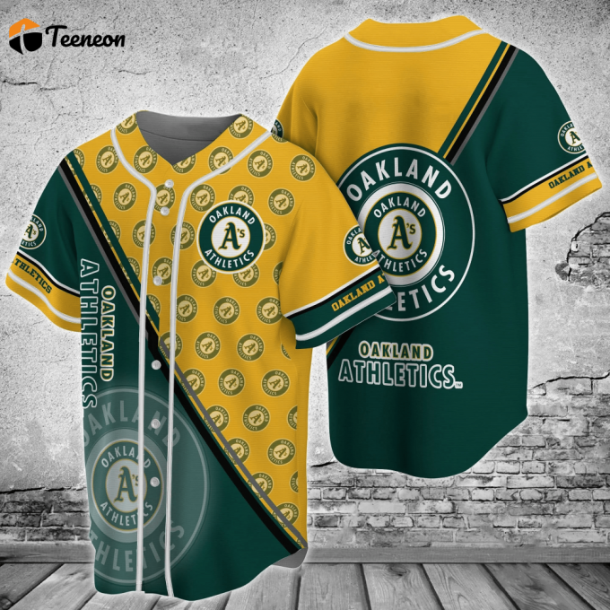 Oakland Athletics Mlb Baseball Jersey Shirt For Fans 1