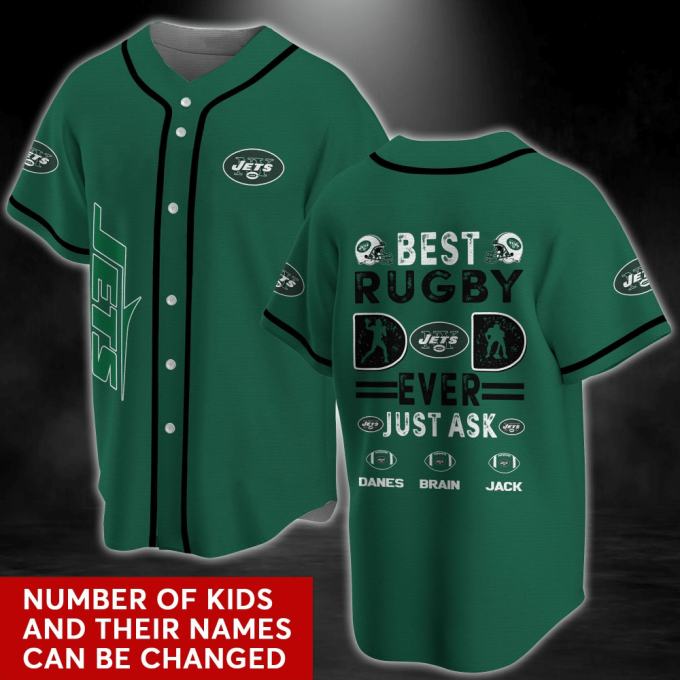 Personalized New York Jets Mlb Baseball Jersey Shirt 2