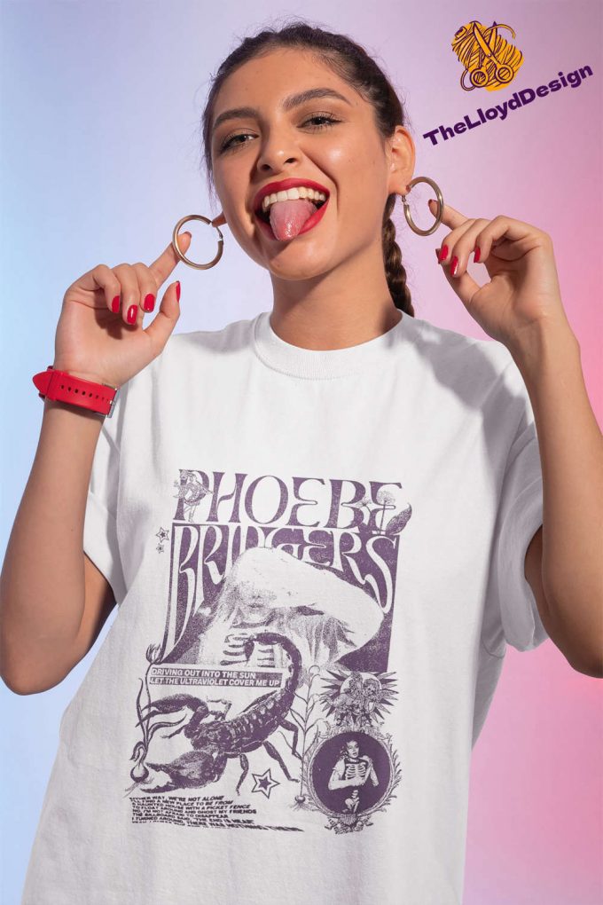 Shop Phoebe Bridgers T-Shirt: Vintage Unisex Gift For Fans 2