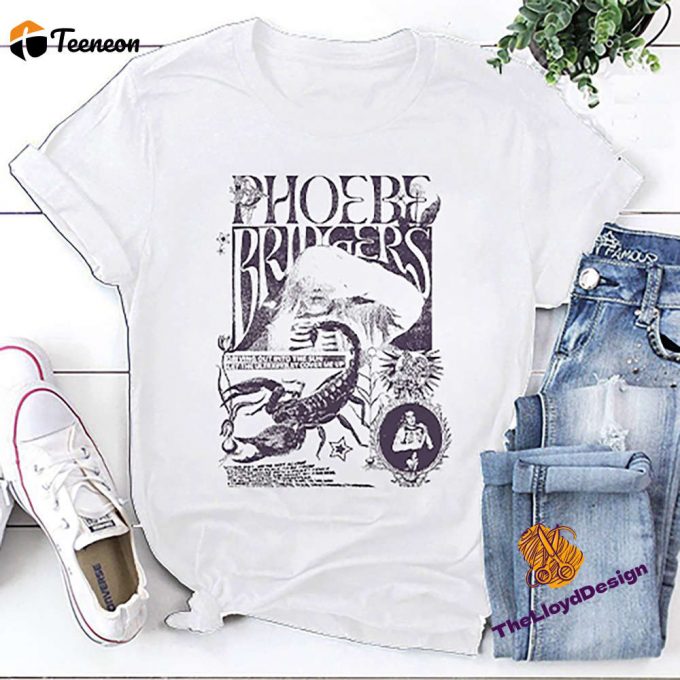 Shop Phoebe Bridgers T-Shirt: Vintage Unisex Gift For Fans 1