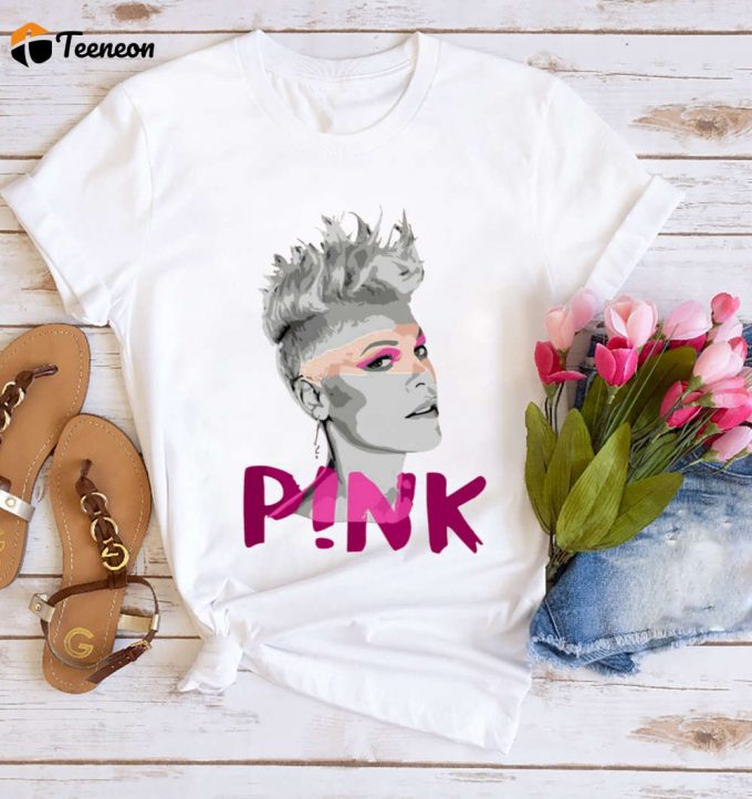 Pink Basic Shirt &Amp;Amp; Summer Carnival Tour Merch: Stylish P!Nk Concert Shirt &Amp;Amp; Fan Gifts 1