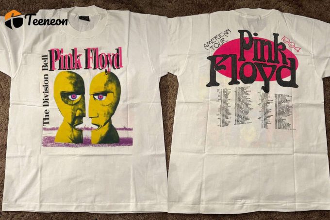 Pink Floyd Division Bell Tour 94 T-Shirt: Rock Music Tee 1