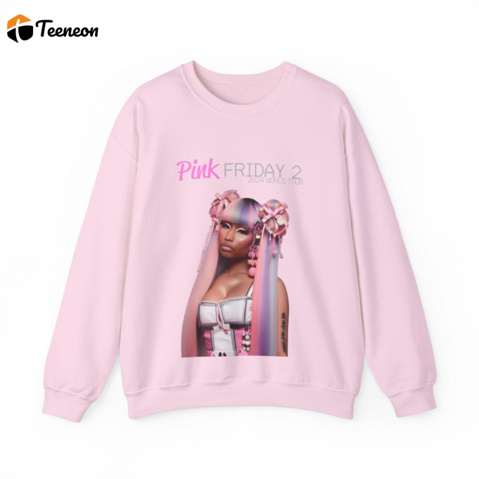 Pink Friday 2 (Nicki Minaj) 2024 Tour Sweatshirt: Limited Edition Merchandise For Fans! 1