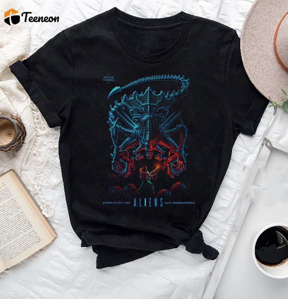 Vintage Aliens Movie T-Shirt: Xenomorph Horror Shirt - Perfect Fan Gift 2