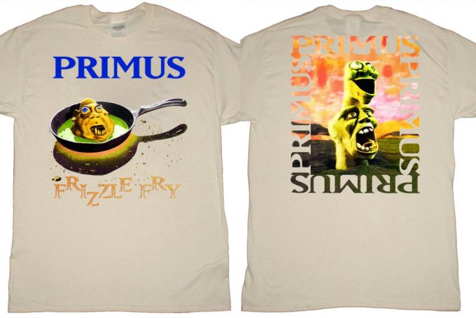 Primus Frizzle Fry 1990 Tour T-Shirt - Vintage Rock Concert Shirt 2