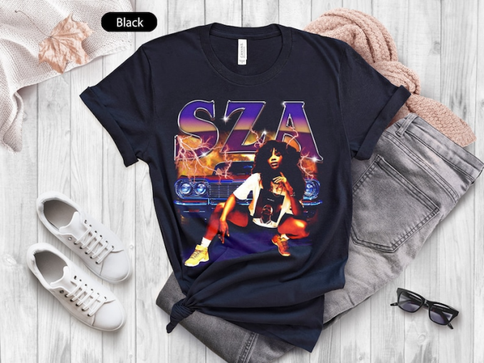 Stay Stylish With The Retro-Inspired Sza 90S Pullover Shirt - Perfect For A Trendy Look! 2