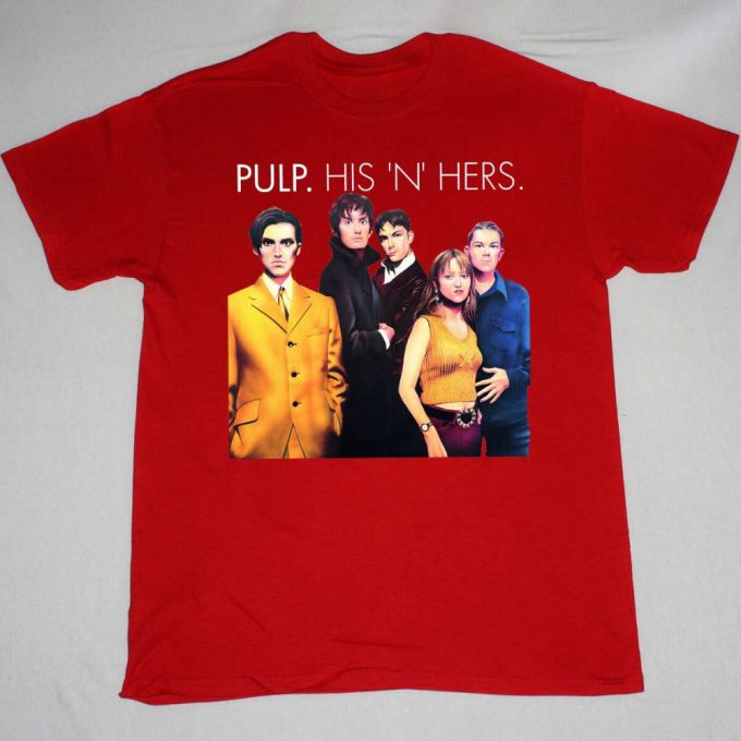 Pulp His N Hers Tour 1994 T-Shirt: Authentic 90S Music Tee From Iconic Pulp Rock Band 3