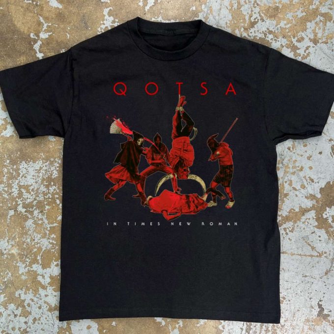 Queens Of The Stone Age 2023 Album Promo T-Shirt: Music Tour Shirt In Times New Roman 2