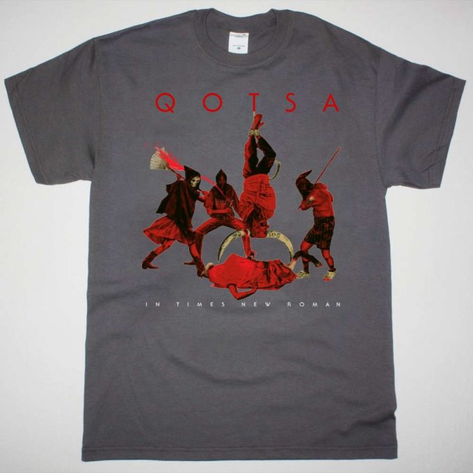 Queens Of The Stone Age 2023 Album Promo T-Shirt: Music Tour Shirt In Times New Roman 3