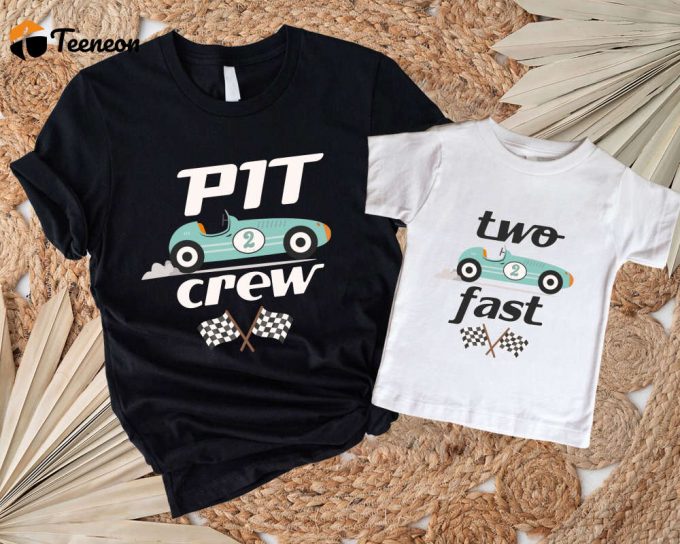 2Nd Birthday Race Car Shirt: Custom Pit Crew Tee For Matching Family Birthday Boy And Pit Crew 1