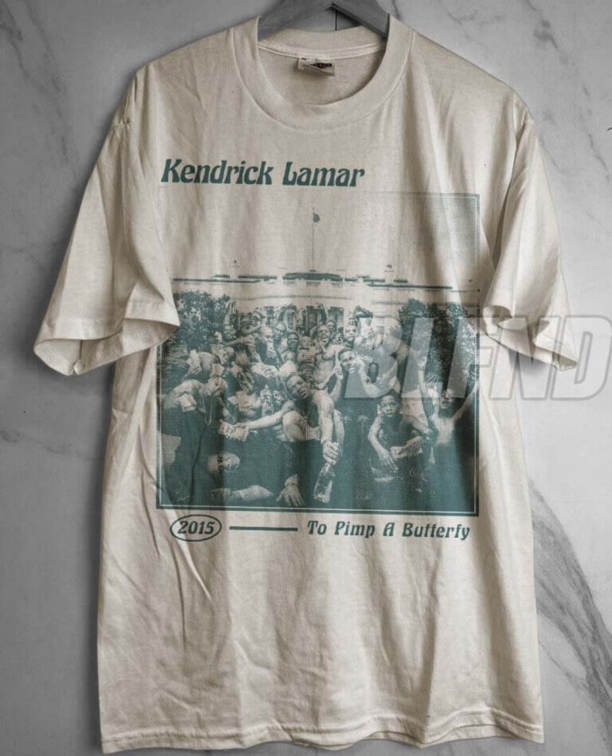 Authentic Retro Kendrick Lamar Shirt: To Pimp A Butterfly Graphic – Stylish &Amp; Nostalgic Apparel 2