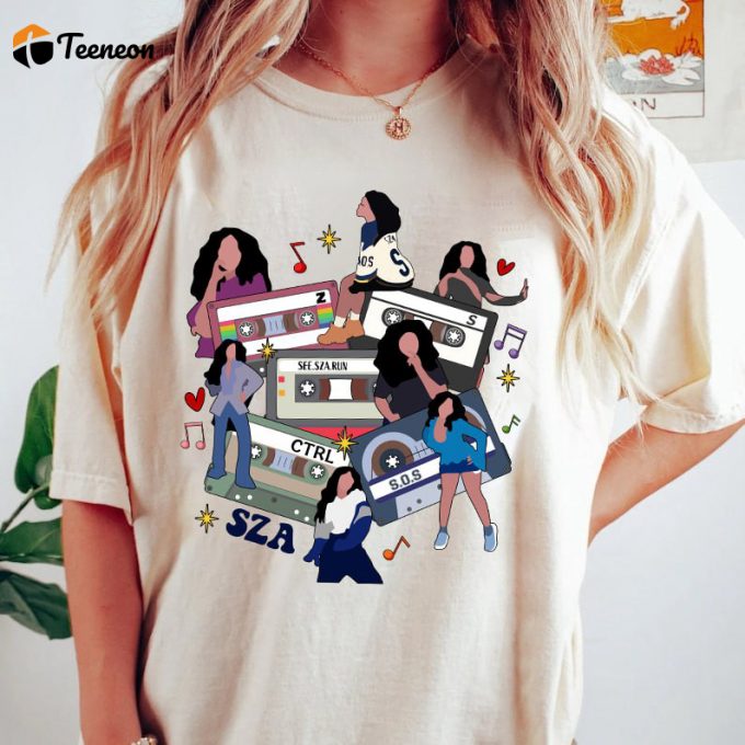 Shop The Trendy Retro Sza All Albums Cassette Shirt – Limited Edition Music Merchandise 1