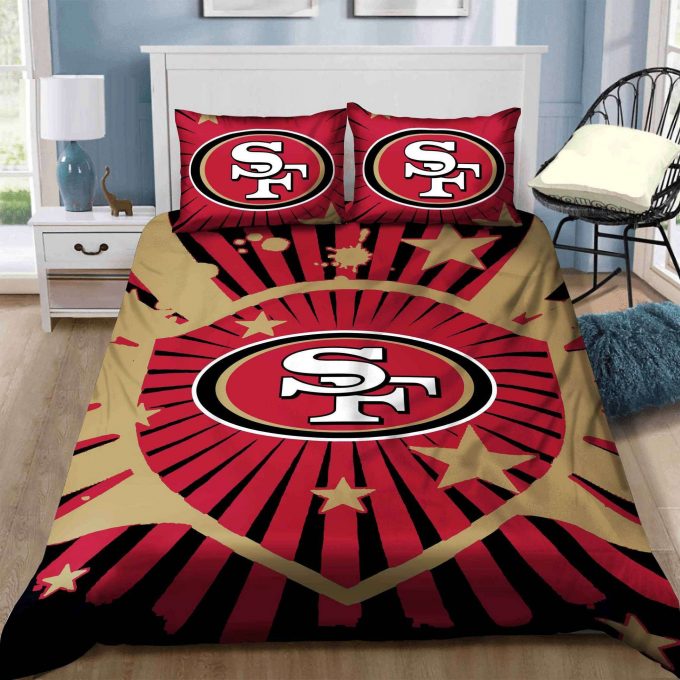 Sleep In Style With San Francisco 49Ers Bedding Set Gift For Fans - Perfect Gift For Fans! 1