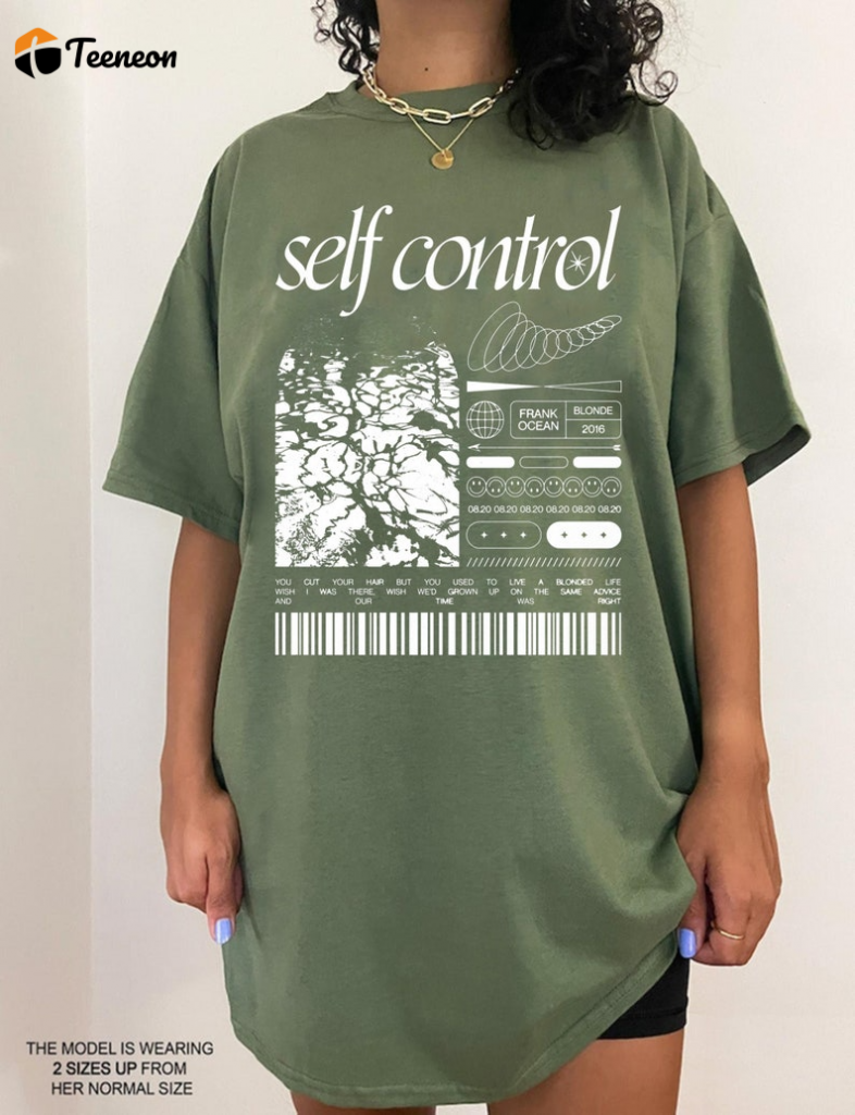 Shop The Stylish Self Control Frank Ocean Blond Shirt - Exclusive Merchandise 4