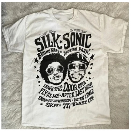 Silk Sonic Album Shirt: Stylish Bruno Mars Merch for Fans