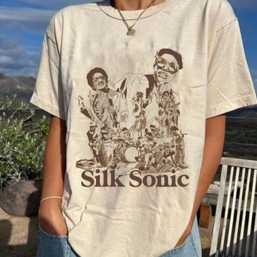 Silk Sonic Shirt: Bruno Mars & Anderson Paak Tee – Premium Quality & Style!