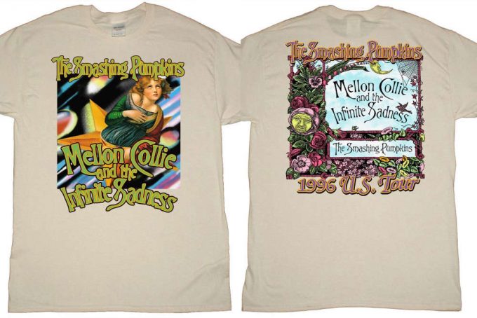 Smashing Pumpkins 90S Melon Collie Tour T-Shirt: Infinite Sadness Concert Tee 2