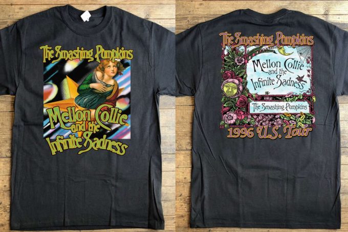 Smashing Pumpkins 90S Melon Collie Tour T-Shirt: Infinite Sadness Concert Tee 3