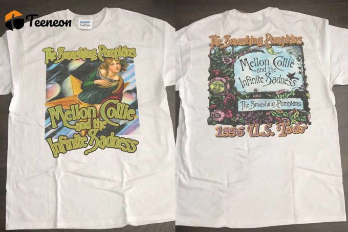 Smashing Pumpkins 90S Melon Collie Tour T-Shirt: Infinite Sadness Concert Tee 1