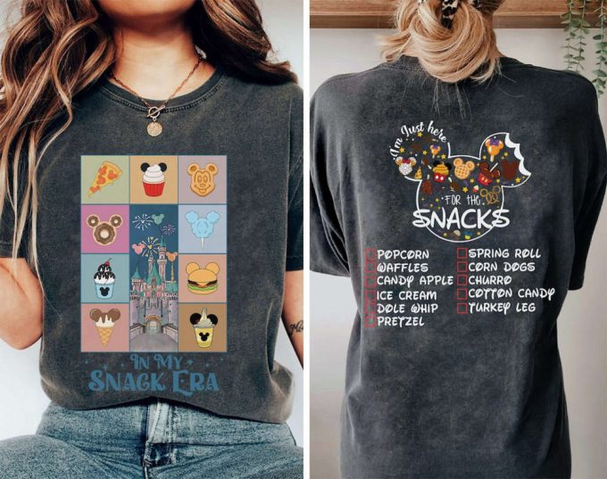 Disney Snacking Around The World Shirt: Epcot Tour &Amp; Disney World Traveler Tee 2