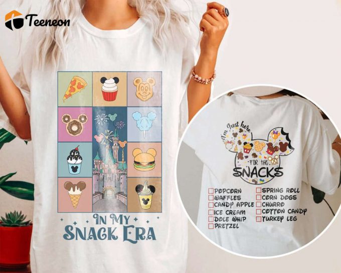 Disney Snacks Era Tour Shirt: Snacking Around The World Epcot &Amp;Amp; Disney World Tour 1